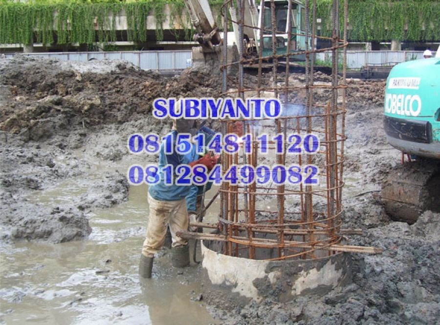 Proyek bore pile perumahan